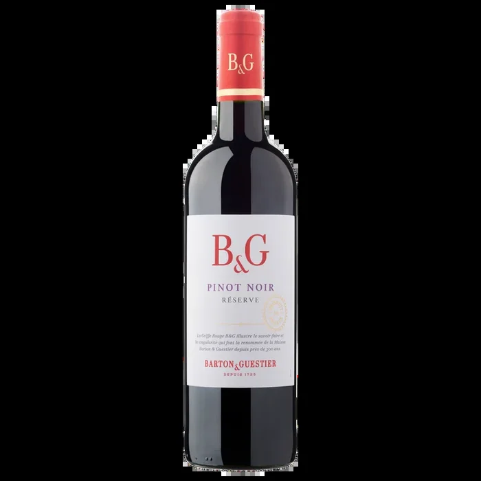Barton & Guestier Pinot noir vegan French red wine