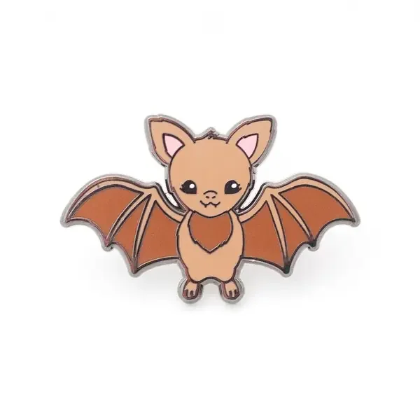 BAT PIN – BROWN