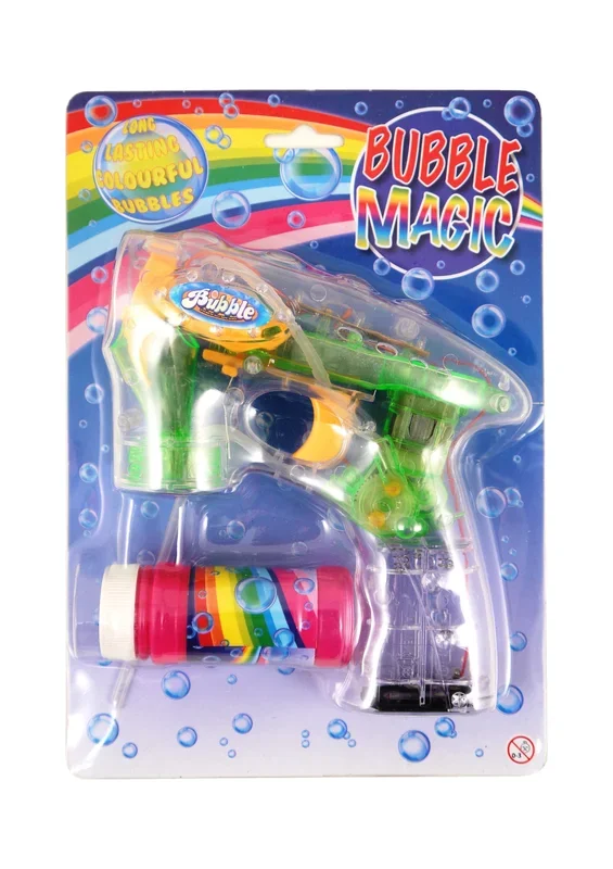 Battery Operated Bubble Gun with Lights