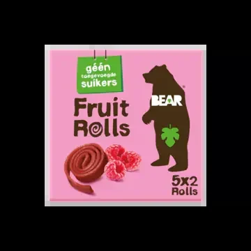 Bear Raspberry fruit rolls