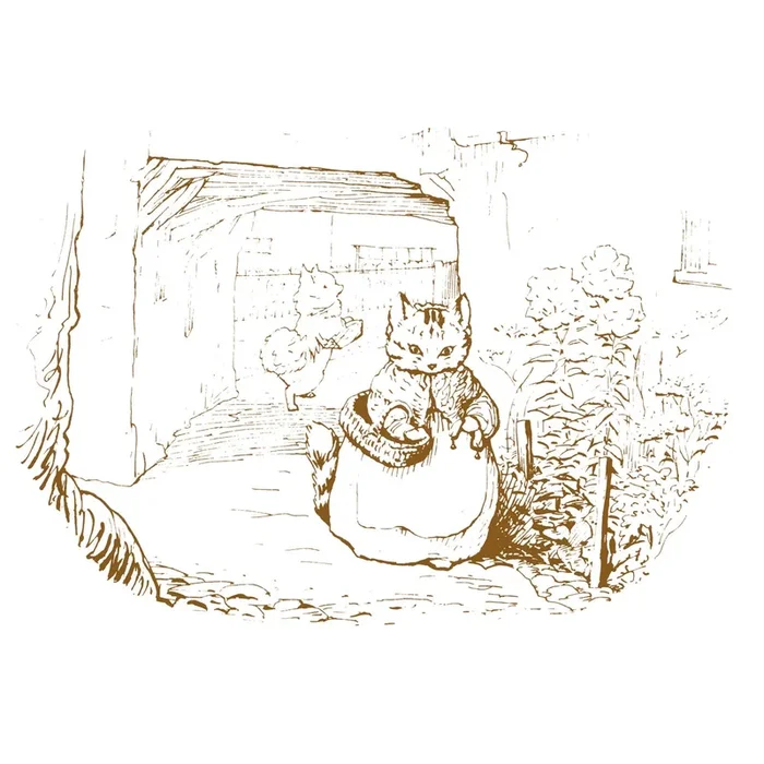 Beatrix Potter Tabitha Twitchit Card