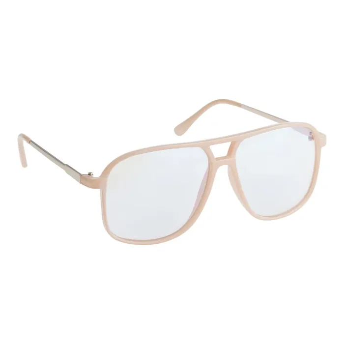 Beau Peach Aviator Blue Light Blocking Glasses