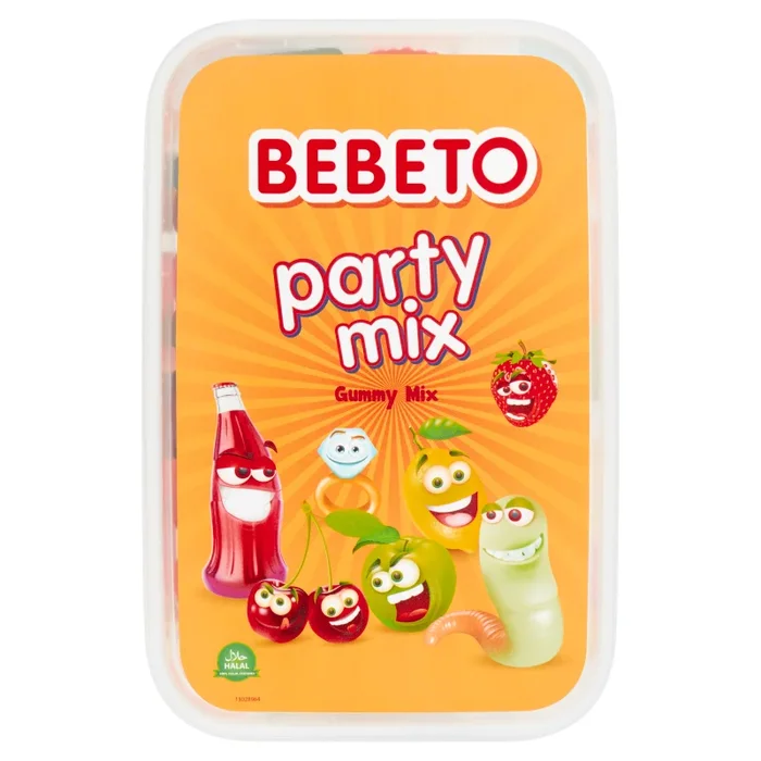 Bebeto Party Gummy Mix Tub 400g – Case of 12