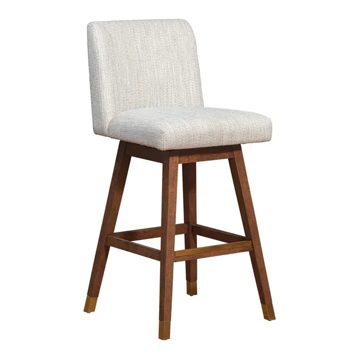 Belinda Upholstered Swivel Barstool