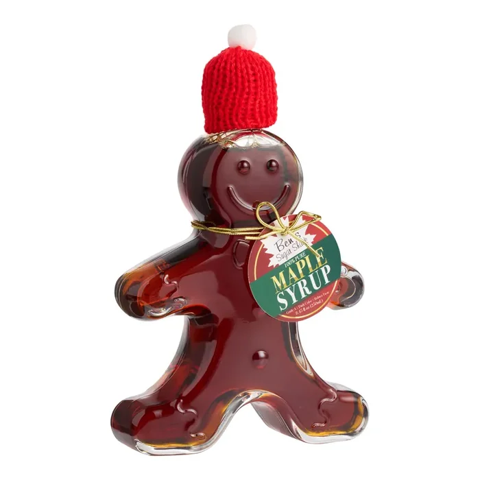 Ben‘s Sugar Shack Pure Maple Syrup Gingerbread Man Bottle