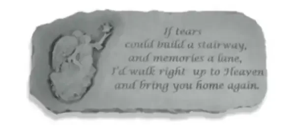 BENCH ANGEL IF TEARS COULD