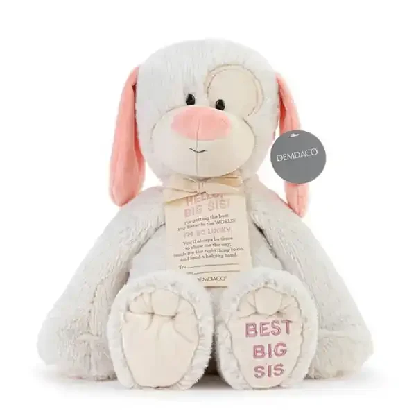 BEST BIG SISTER PLUSH DOG