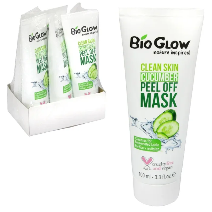 Bio Glow Peal Off Mask Cucumber 100ml – Case of 6