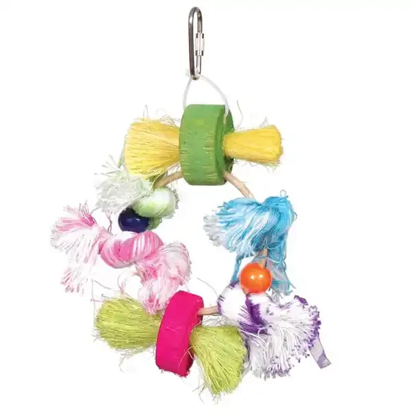 BIRD TOY LOTS OF KNOTS