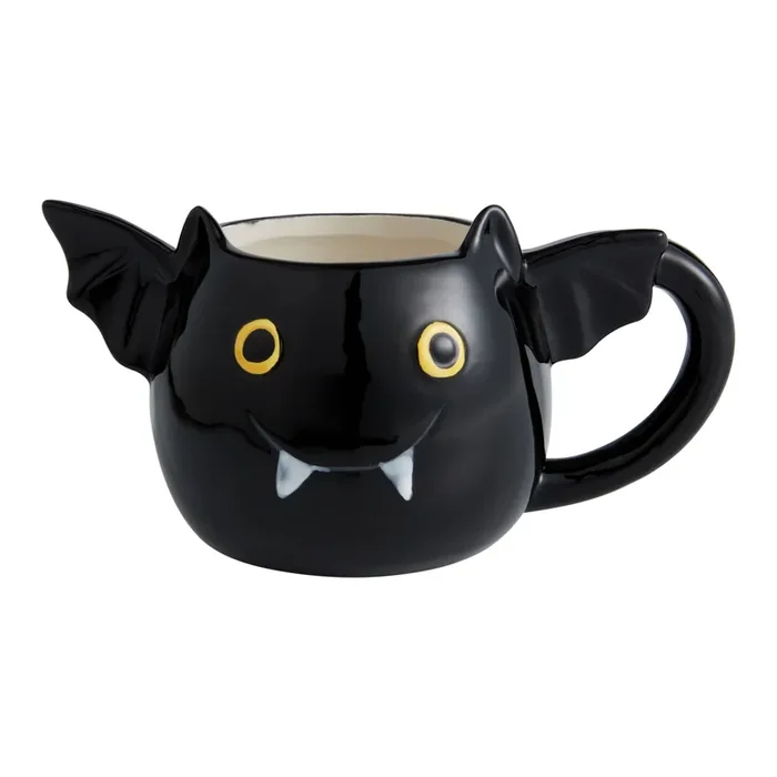 Black Bat Figural Mug