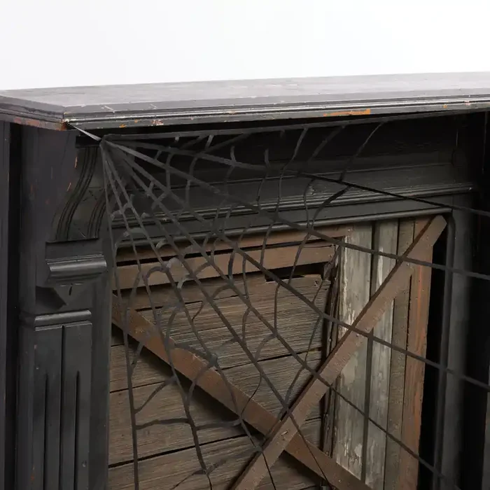 Black Spiderweb Corner Hanging Decor