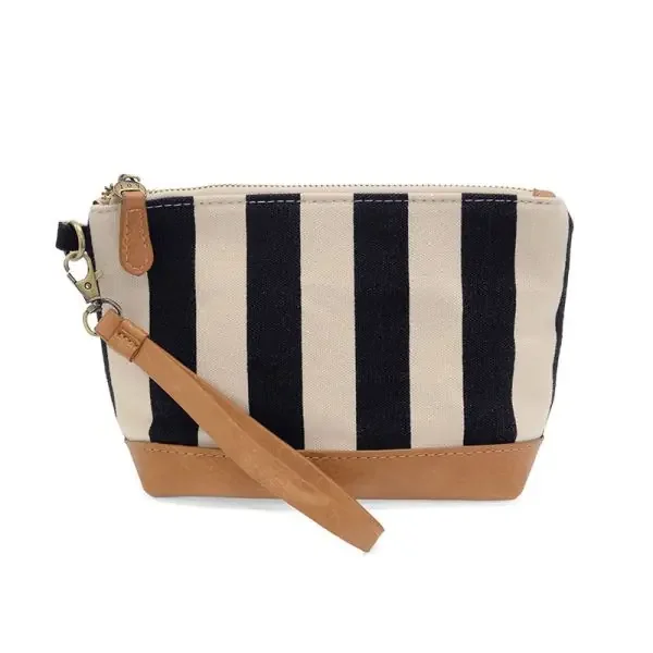 BLACK STRIPE WRISTLET CANVAS