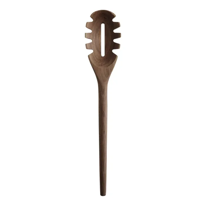 Black Walnut Wood Pasta Server