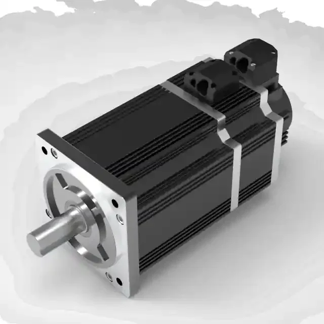 BLDC Servo Motor with Encoder and Brake for AGV, RGV and Robots – 80mm Flange 48VDC 750W 3000RPM 2.39N.m