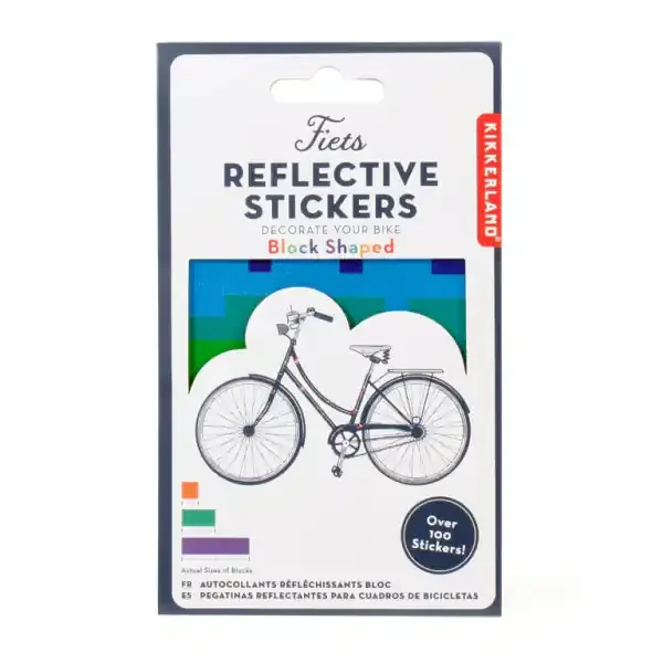BLOCK REFLECT BIKE STICKER