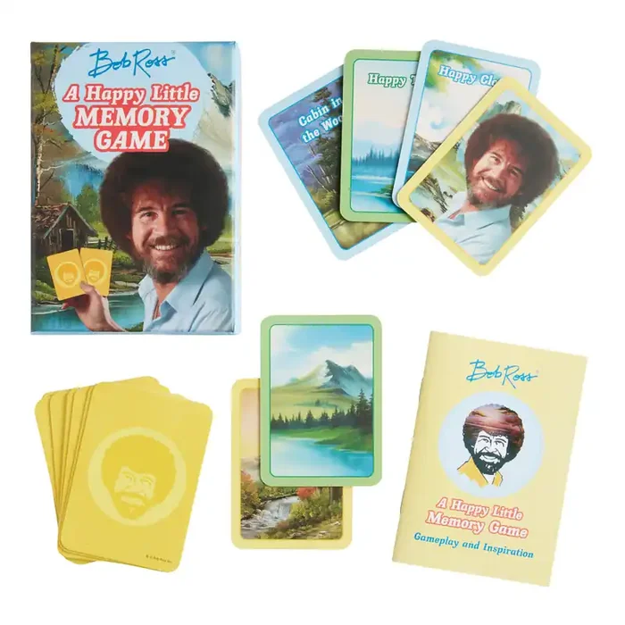Bob Ross A Happy Little Memory Card Game