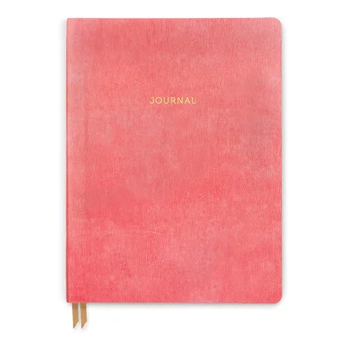 Bonded Leather Journal – Medium Pink