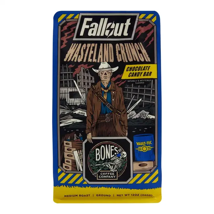Bones Fallout Wasteland Crunch Chocolate Candy Ground Coffee