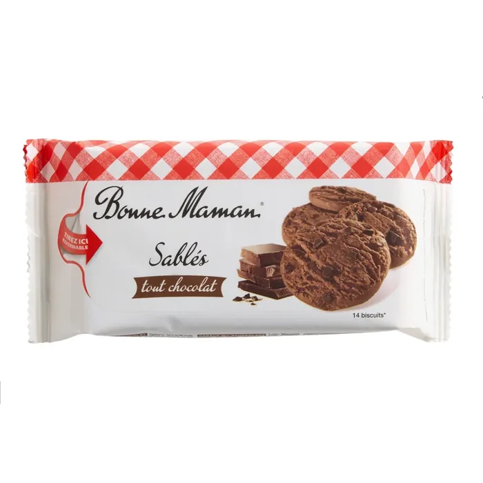 Bonne Maman Chocolate Shortbread Cookies 14 Count