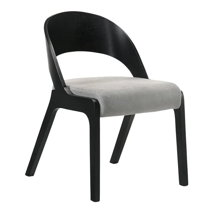 Borea Mid Century Upholstered Dining Chair 2 Piece Set