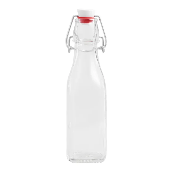 Bormioli Small Glass Clamp Lid Swing Bottle