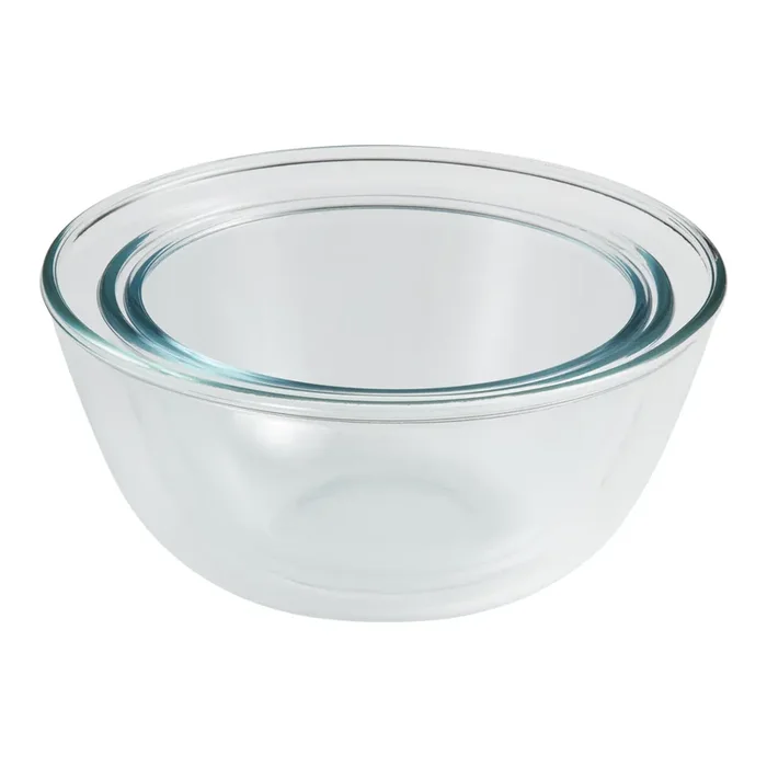 Borosilicate Glass Nesting Mixing Bowls 3 Pack