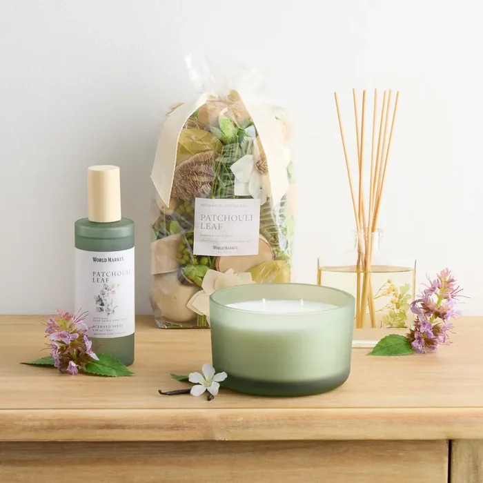 Botanical Patchouli Leaf Home Fragrance Collection