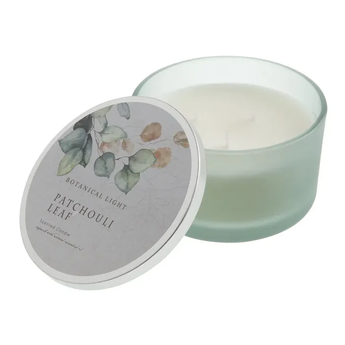 Botanicals Patchouli Leaf 3 Wick Scented Candle