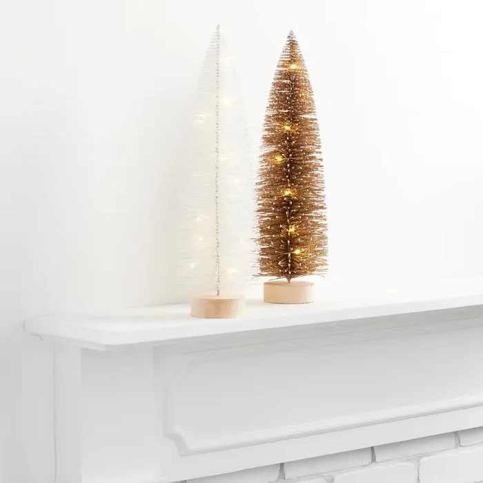 Bottlebrush Tree LED Light Up Décor