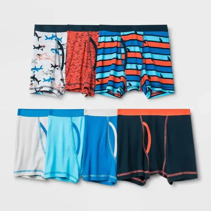 Boys‘ 7pk Boxer Briefs – Cat & Jack™ L