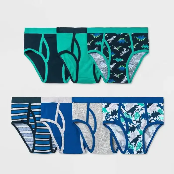 Boys‘ 7pk Dinosaur Briefs – Cat & Jack™ S