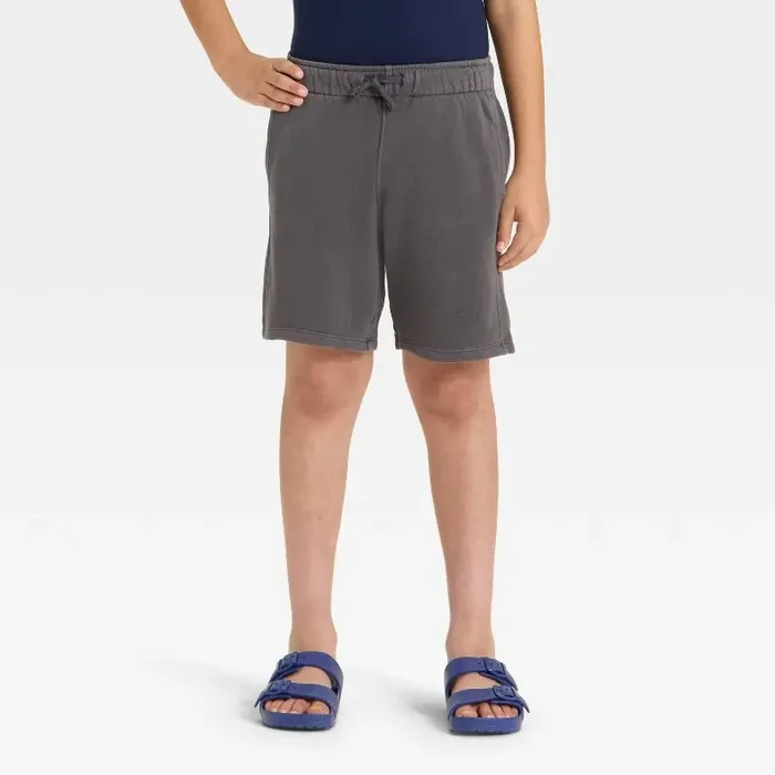 Boys‘ ‘Above the Knee‘ Pull-On Shorts – Cat & Jack™ Charcoal Gray XL