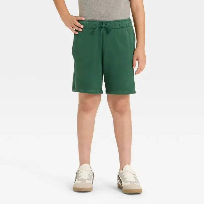 Boys‘ ‘Above the Knee‘ Pull-On Shorts – Cat & Jack™ Dark Green S