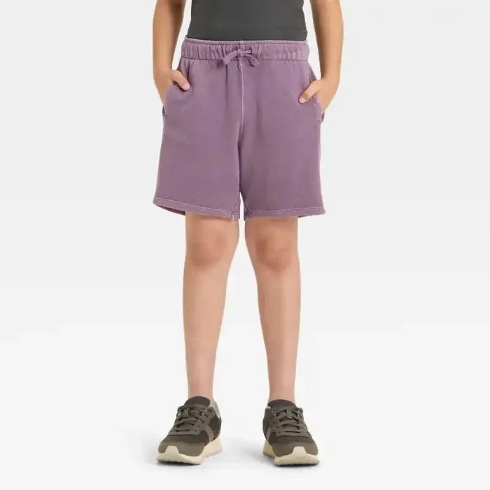 Boys‘ ‘Above the Knee‘ Pull-On Shorts – Cat & Jack™ Plum Purple L