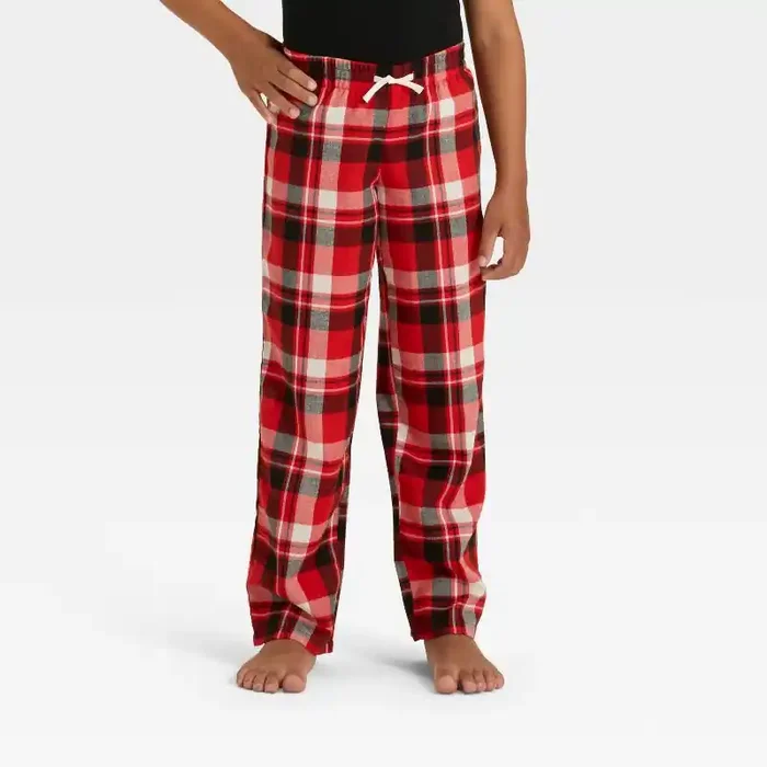 Boys‘ Plaid Pajama Pants – Cat & Jack™ Red XL
