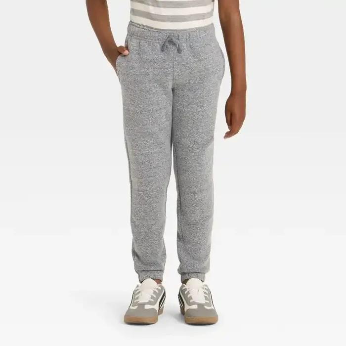 Boys‘ Pull-On Fleece Sweatpants – Cat & Jack™ Charcoal XS