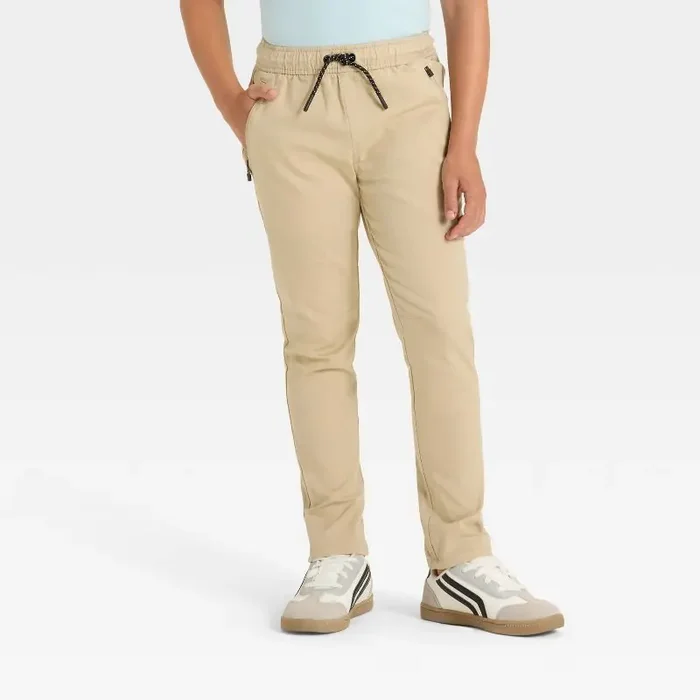 Boys‘ Quick Dry Stretch Pants – Cat & Jack™ Beige 6