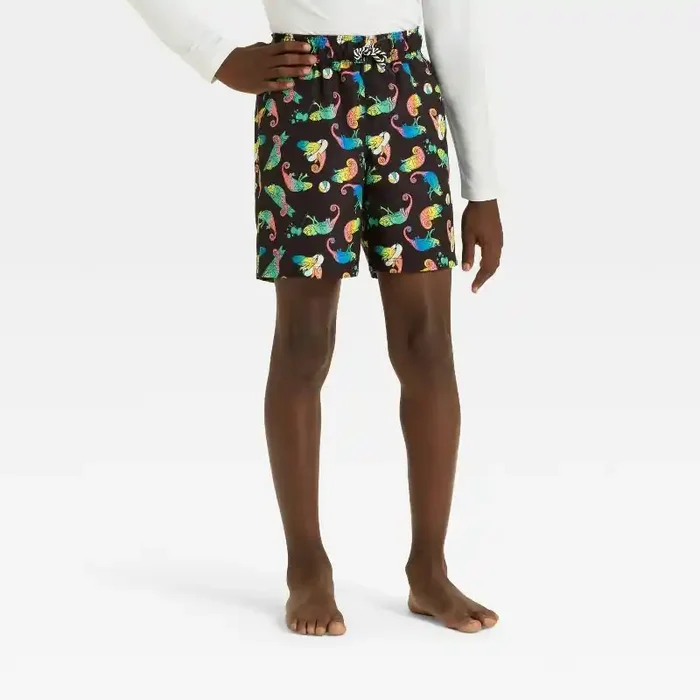 Boys‘ Rainbow Beach Chamelon Trunks – Cat & Jack™ Black S