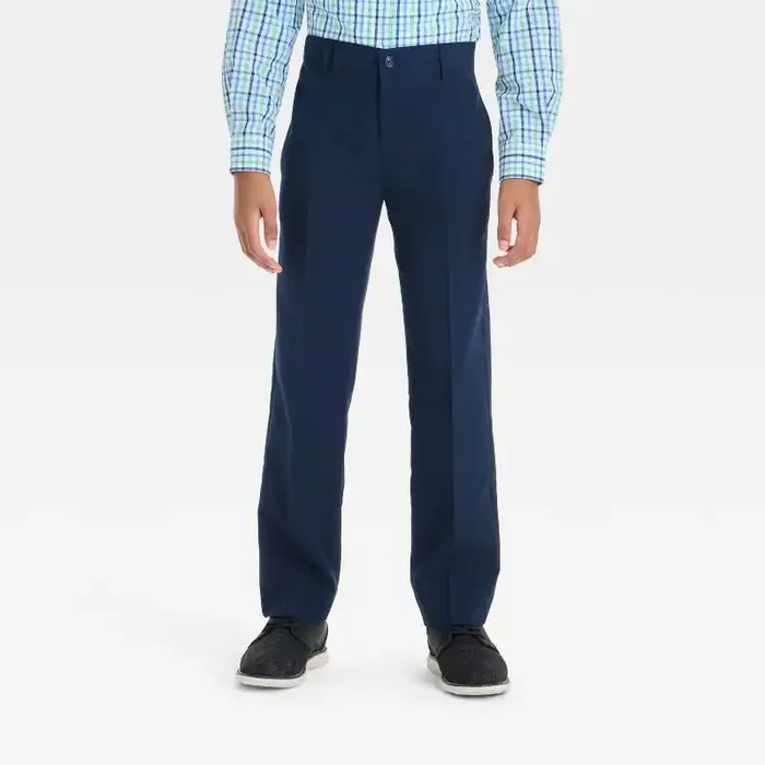 Boys‘ Regular Fit Suit Pants – Cat & Jack™ Navy Blue 5