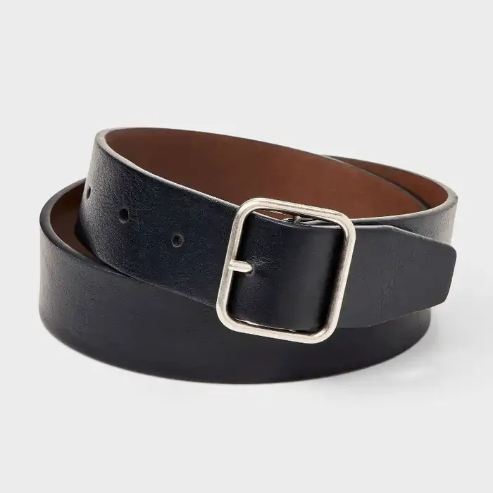Boys‘ Solid Reversible Belt – Cat & Jack™ Black/Brown XL