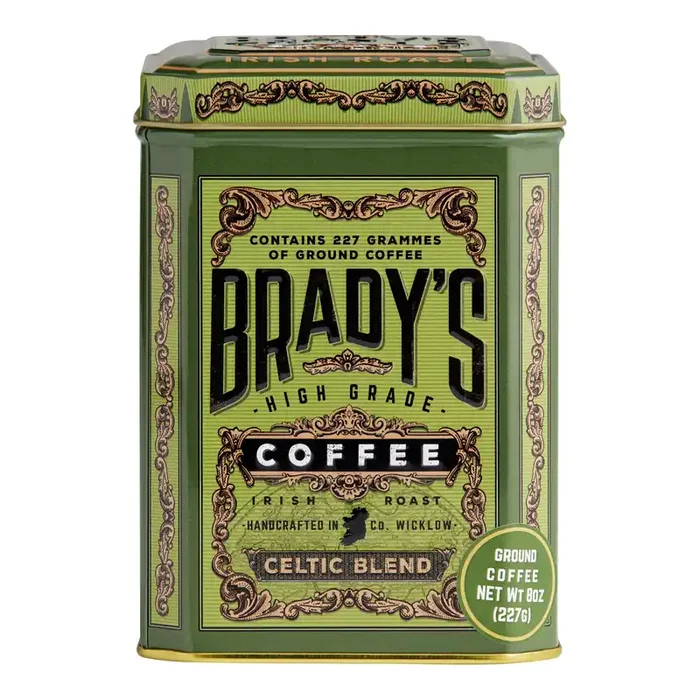 Brady‘s Celtic Blend Ground Coffee Tin