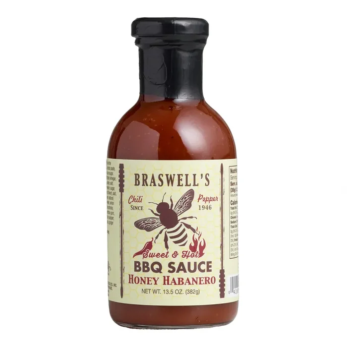 Braswell‘s Sweet and Hot Honey Habanero BBQ Sauce