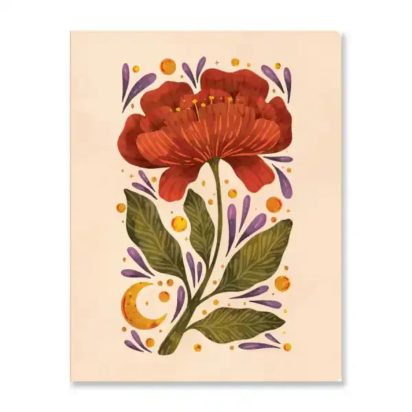 BURGUNDY BLOOM HC SKETCHBOOK