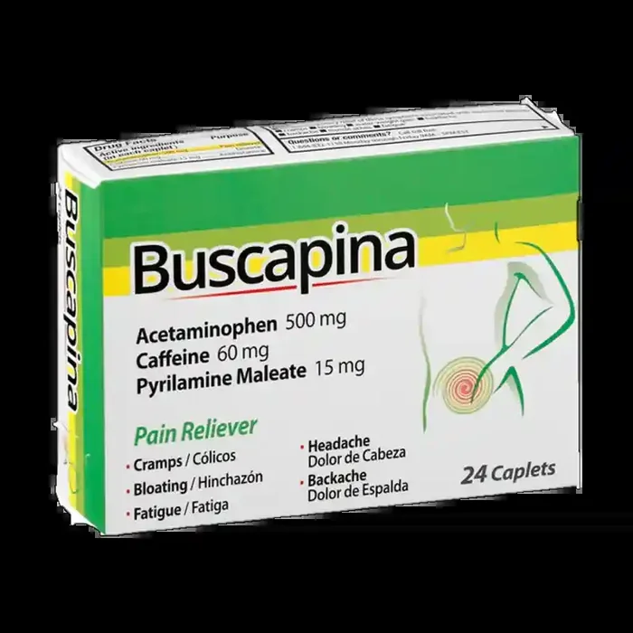 Buscapina Pain Reliever Caplets 24 ct