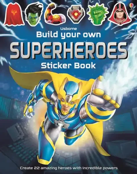 BYO SUPERHEROES STICKER BOOK