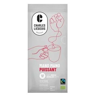 Cafe Liegeois Mano Organic puissant grind coffee fair trade