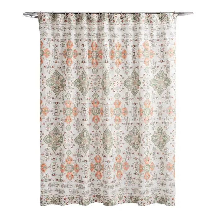 Calypso Multicolor Medallion Shower Curtain