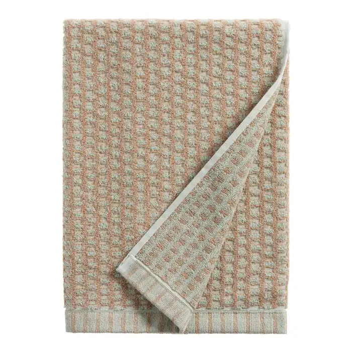 Camella Cocoa and Ivory Multiloop Bath Towel