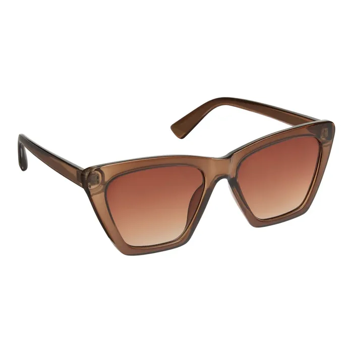 Camil Brown Recycled Cat Eye Sunglasses