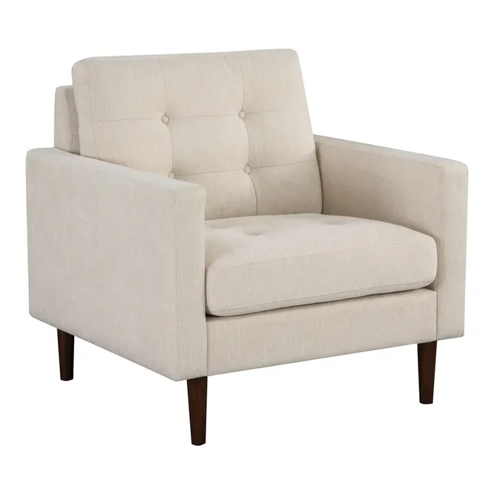 Cannon Mid Century Tufted Upholstered Chair